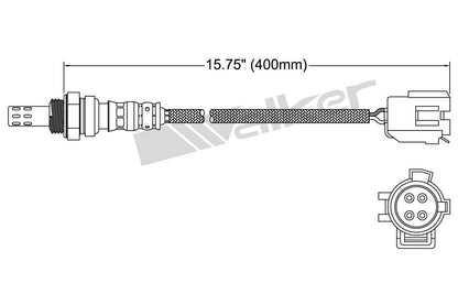 Walker Products Walker Products 250-24942 Oxygen Sensor 4-W Direct Fit 250-24942