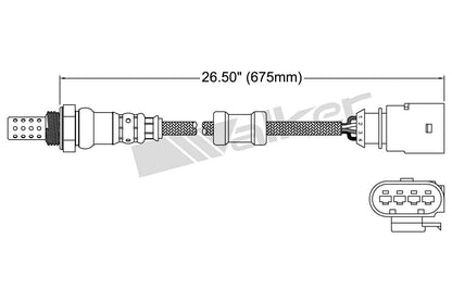 Walker Products Walker Products 250-24954 Oxygen Sensor 4-W Direct Fit 250-24954