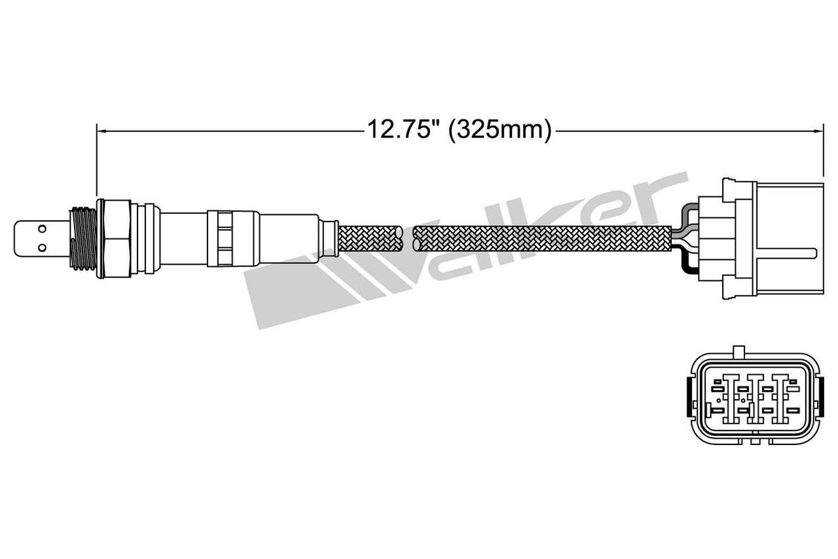 Walker Products Walker Products 250-25001 Oxygen Sensor 5-W Wideband 250-25001