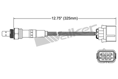 Walker Products Walker Products 250-25001 Oxygen Sensor 5-W Wideband 250-25001