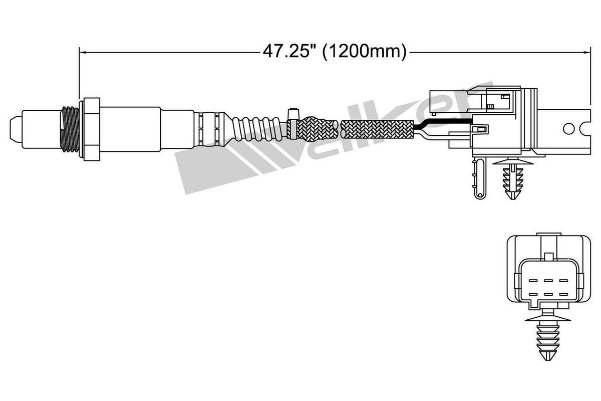 Walker Products Walker Products 250-25006 Oxygen Sensor 5-W Wideband 250-25006