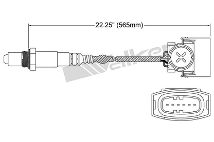 Walker Products Walker Products 250-25010 Oxygen Sensor 5-W Wideband 250-25010