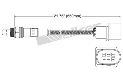 Walker Products Walker Products 250-25012 Oxygen Sensor 5-W Wideband 250-25012