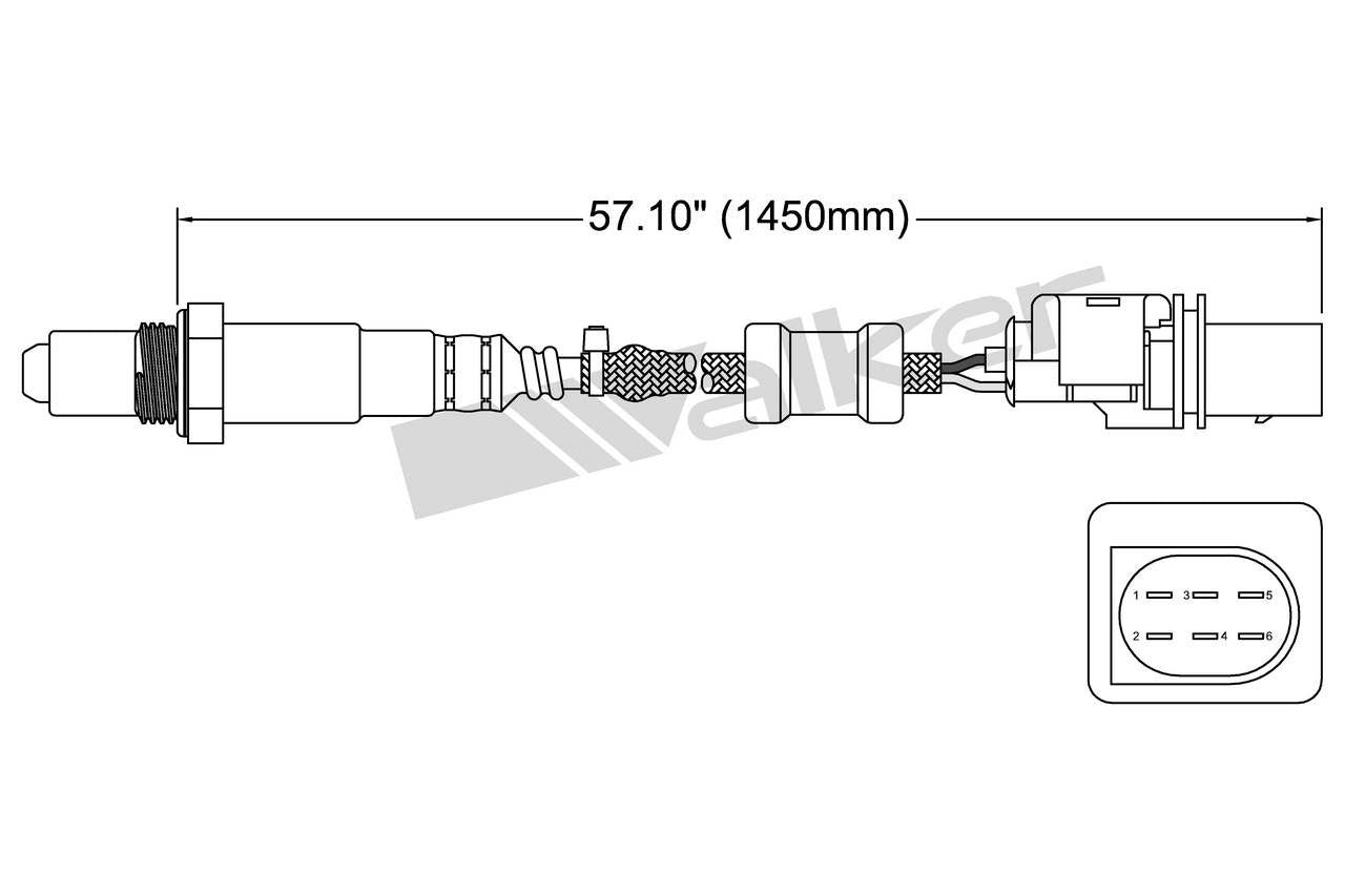 Walker Products Oxygen Sensor 250-25031