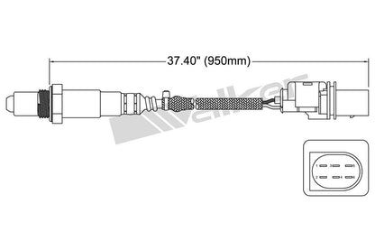 Walker Products Walker Products 250-25036 Oxygen Sensor 5-W Wideband 250-25036