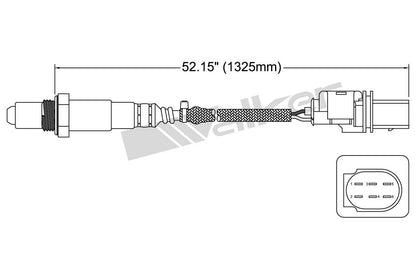 Walker Products Walker Products 250-25041 Oxygen Sensor 5-W Wideband 250-25041