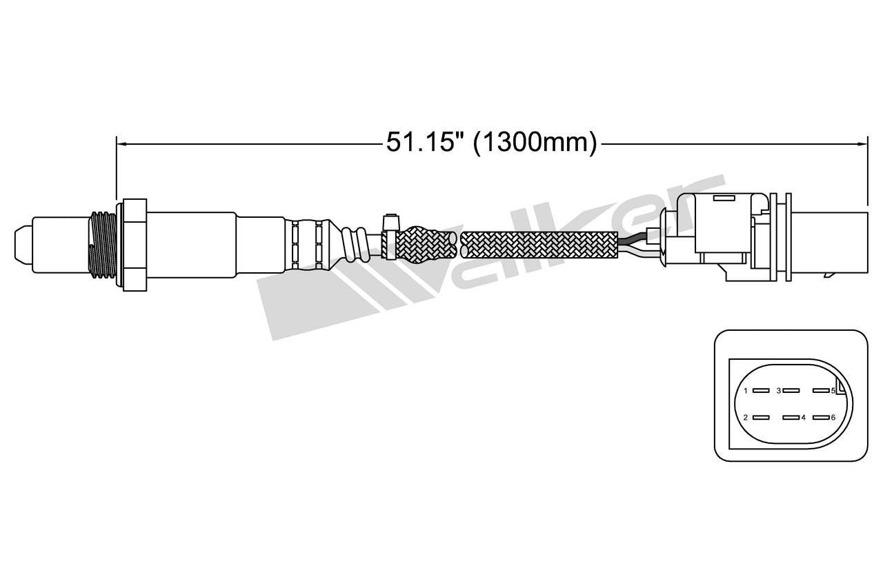 Walker Products Walker Products 250-25048 Oxygen Sensor 5-W Wideband 250-25048