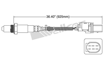 Walker Products Walker Products 250-25050 Oxygen Sensor 5-W Wideband 250-25050
