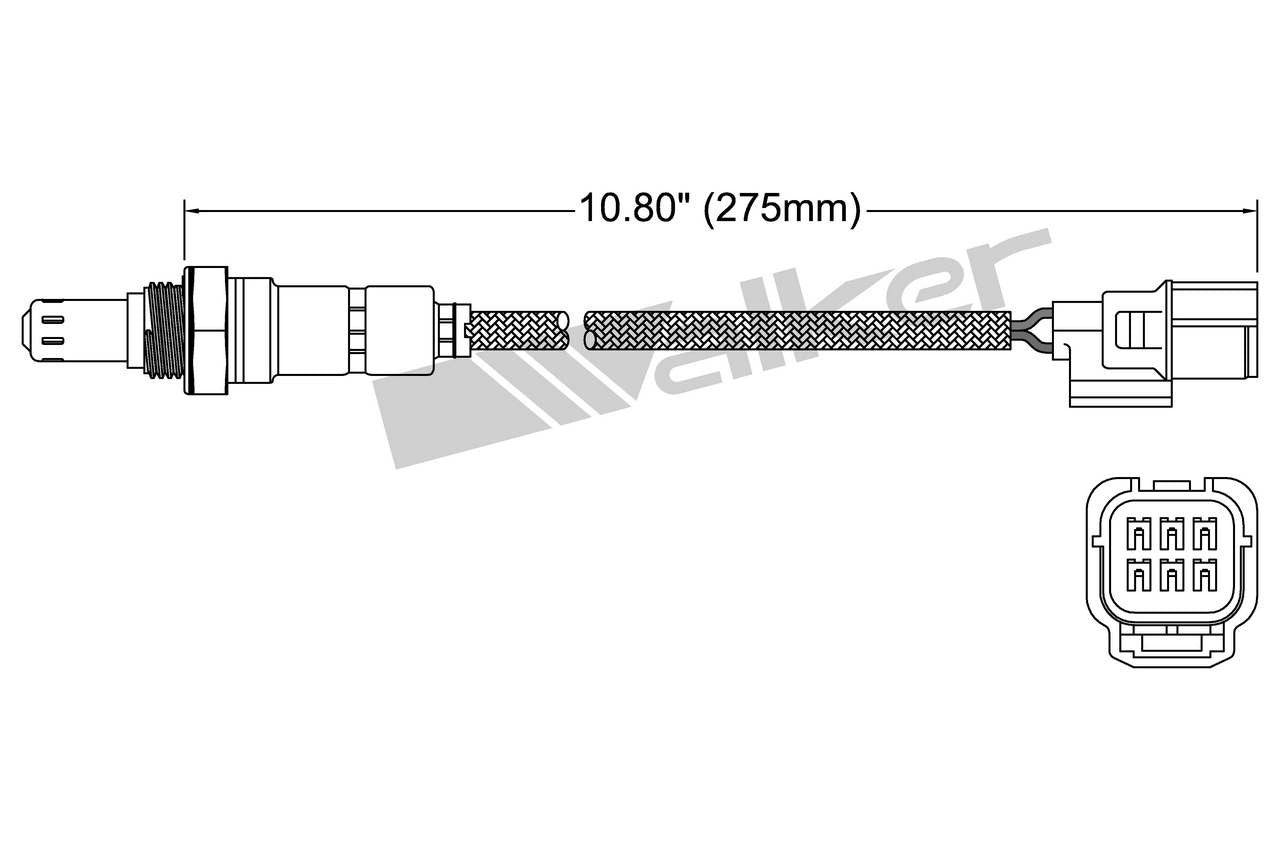Walker Products Walker Products 250-25059 Oxygen Sensor 5-W Wideband 250-25059