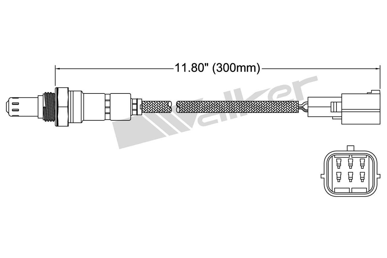 Walker Products Walker Products 250-25063 Oxygen Sensor 5-W Wideband 250-25063