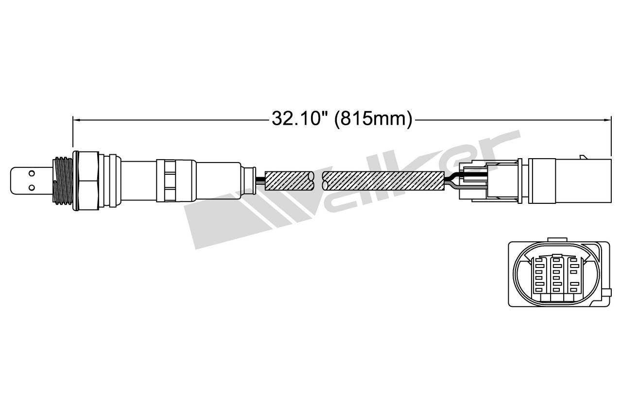 Walker Products Walker Products 250-25064 Oxygen Sensor 5-W Wideband 250-25064
