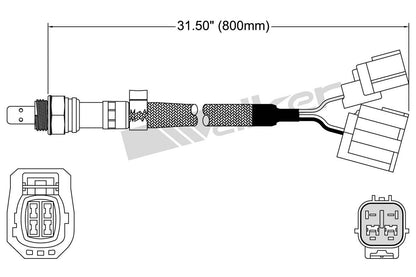 Walker Products Walker Products 250-25067 Oxygen Sensor 5-W Wideband 250-25067