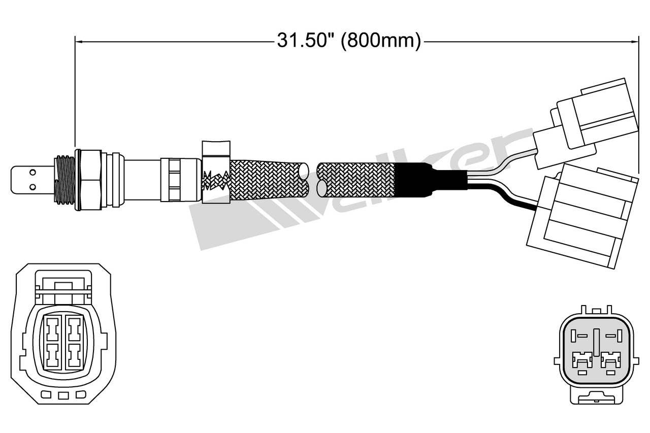 Walker Products Walker Products 250-25067 Oxygen Sensor 5-W Wideband 250-25067