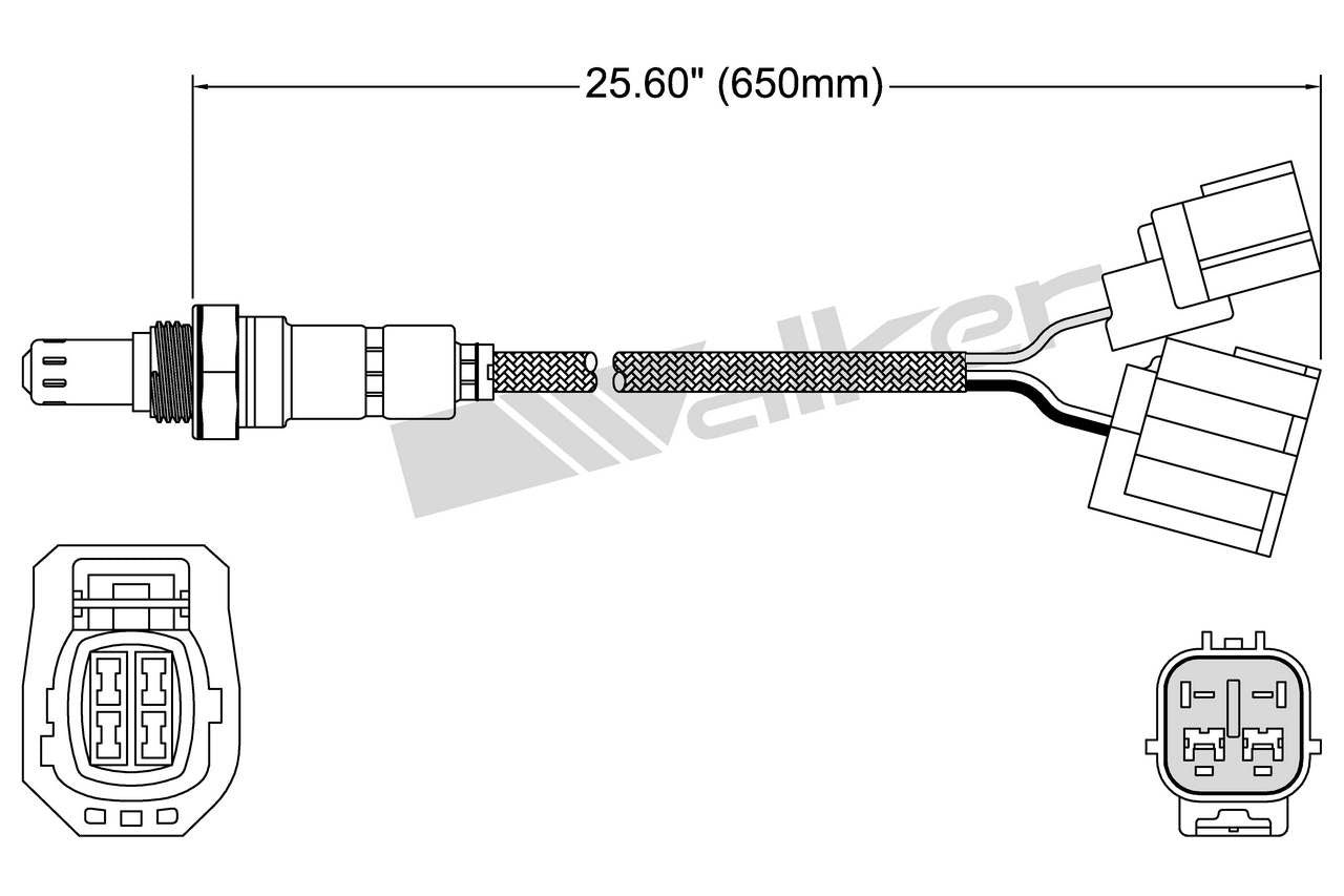 Walker Products Walker Products 250-25069 Oxygen Sensor 5-W Wideband 250-25069