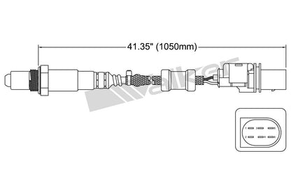 Walker Products Walker Products 250-25073 Oxygen Sensor 5-W Wideband 250-25073