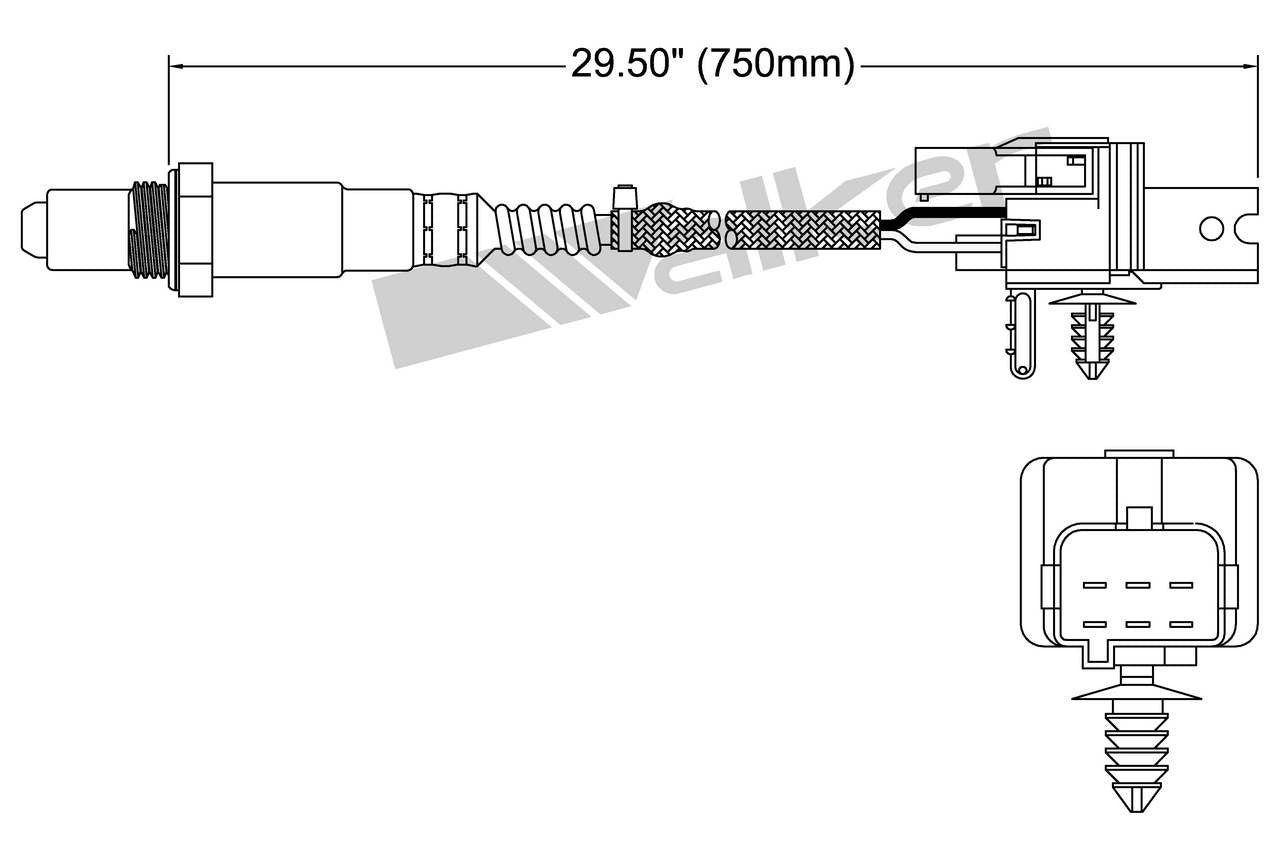 Walker Products Walker Products 250-25079 Oxygen Sensor 5-W Wideband 250-25079