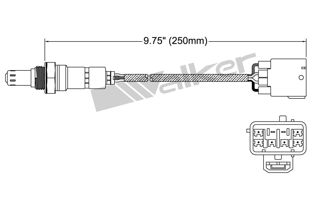 Walker Products Walker Products 250-25082 Oxygen Sensor 5-W Wideband 250-25082