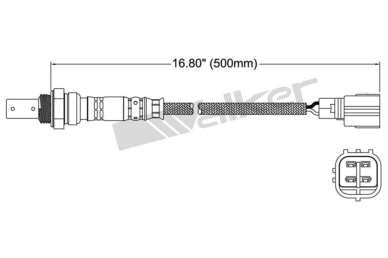 Walker Products Walker Products 250-54001 Oxygen Sensor 4-W Air Fuel Ratio 250-54001