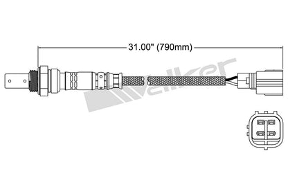 Walker Products Walker Products 250-54004 Oxygen Sensor 4-W Air Fuel Ratio 250-54004