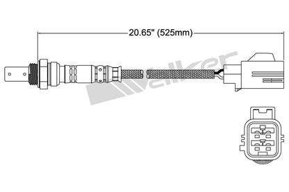 Walker Products Walker Products 250-54010 Oxygen Sensor 4-W Air Fuel Ratio 250-54010