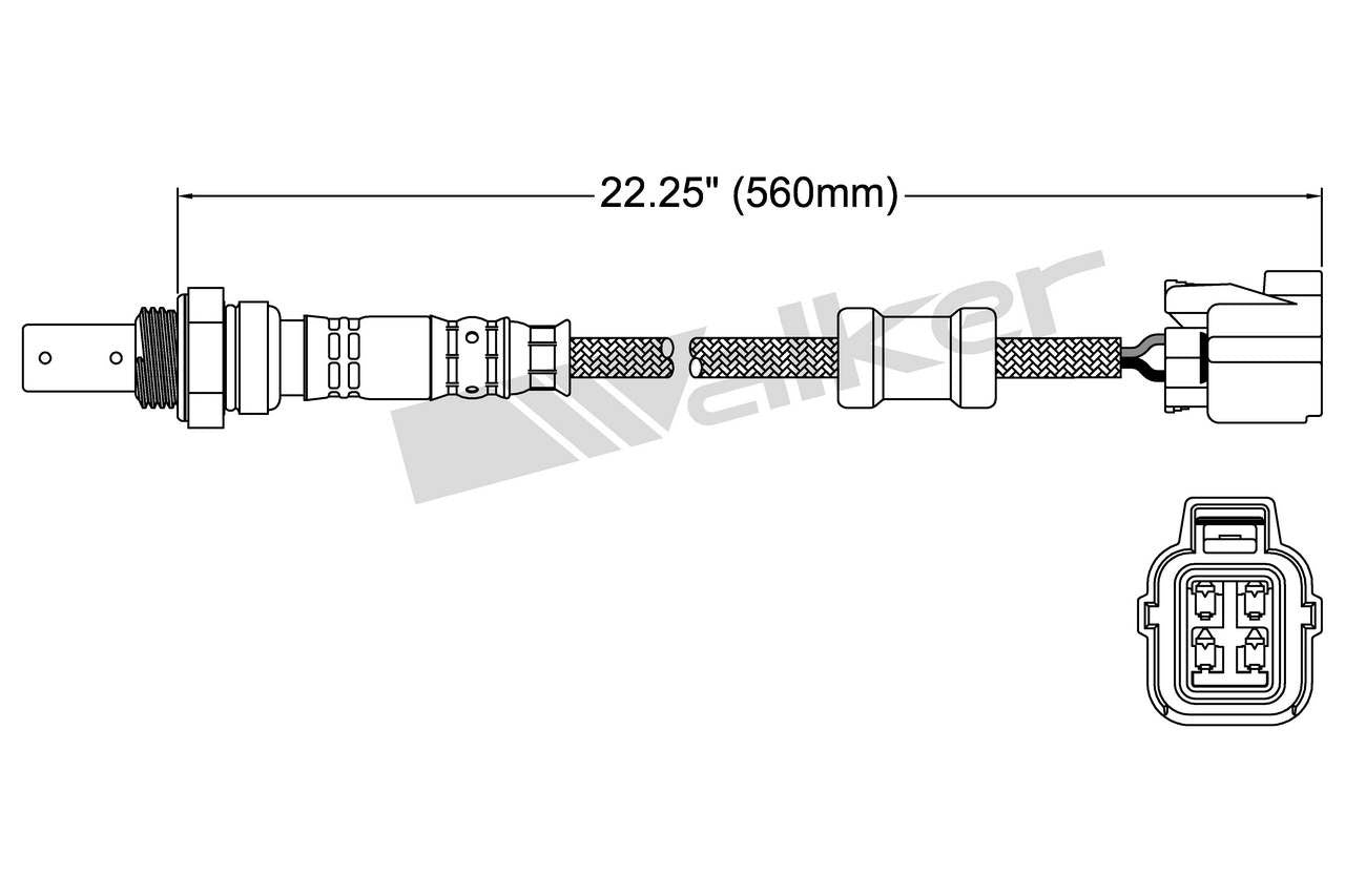 Walker Products Walker Products 250-54011 Oxygen Sensor 4-W Air Fuel Ratio 250-54011