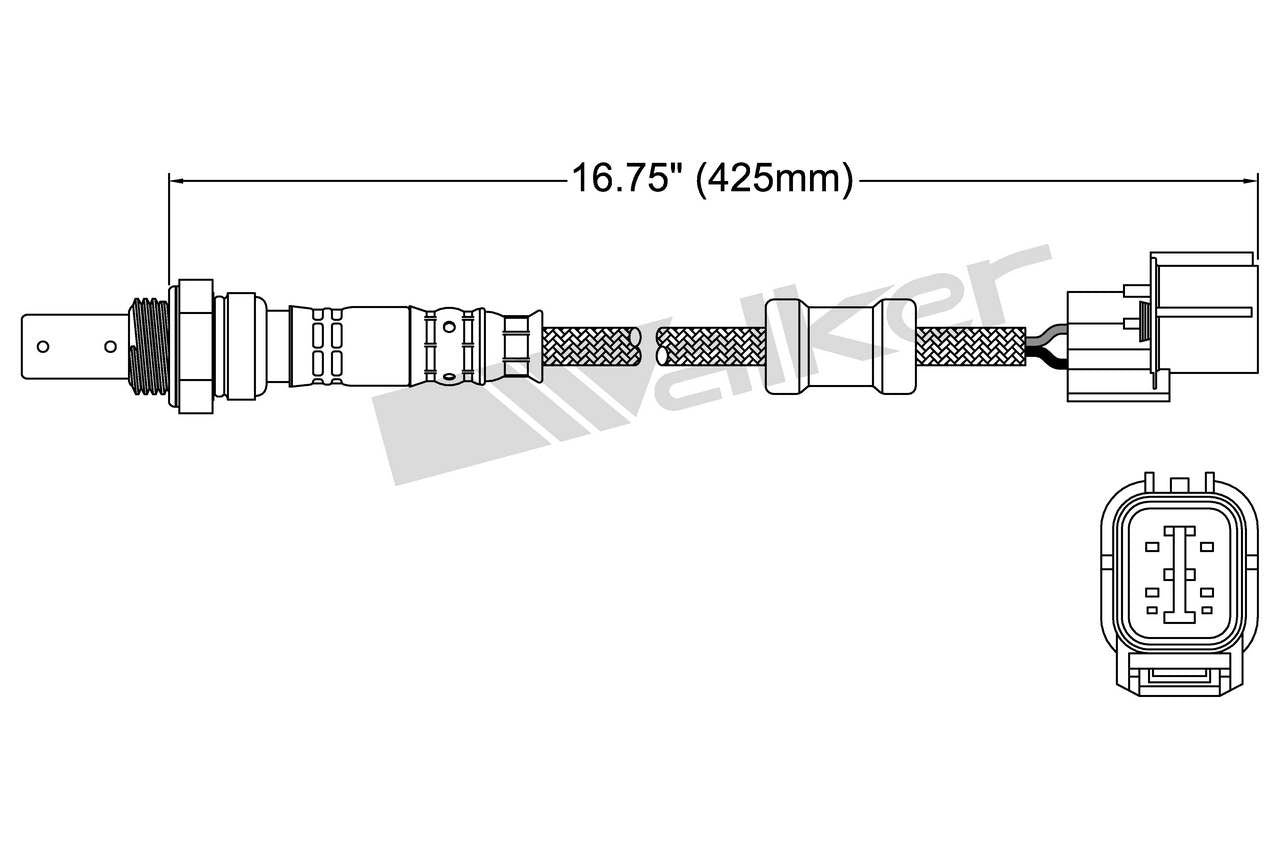 Walker Products Oxygen Sensor 250-54014