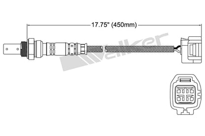 Walker Products Walker Products 250-54018 Oxygen Sensor 4-W Air Fuel Ratio 250-54018