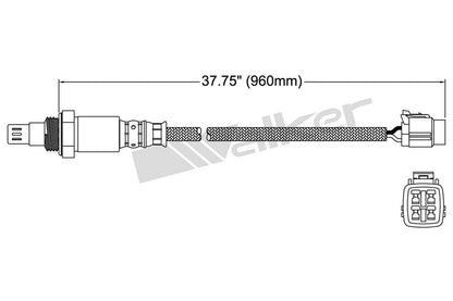 Walker Products Walker Products 250-54025 Oxygen Sensor 4-W Air Fuel Ratio 250-54025