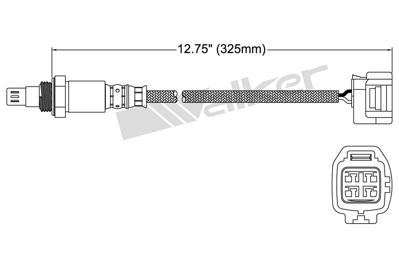 Walker Products Oxygen Sensor 250-54032