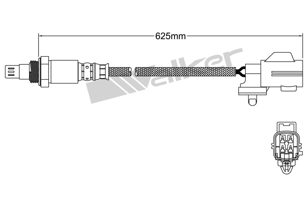 Walker Products Walker Products 250-54039 Oxygen Sensor 4-W Air Fuel Ratio 250-54039