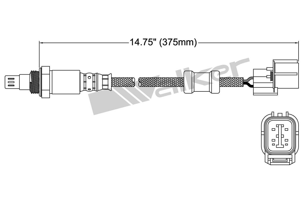 Walker Products Walker Products 250-54046 Oxygen Sensor 4-W Air Fuel Ratio 250-54046