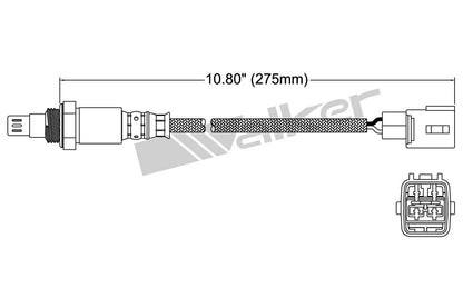 Walker Products Walker Products 250-54050 Oxygen Sensor 4-W Air Fuel Ratio 250-54050