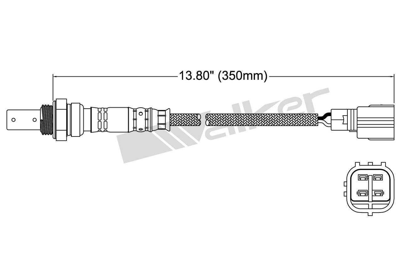 Walker Products Walker Products 250-54054 Oxygen Sensor 4-W Air Fuel Ratio 250-54054