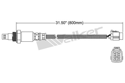 Walker Products Walker Products 250-54058 Oxygen Sensor 4-W Air Fuel Ratio 250-54058