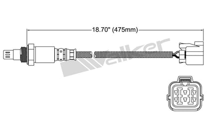 Walker Products Walker Products 250-54061 Oxygen Sensor 4-W Air Fuel Ratio 250-54061