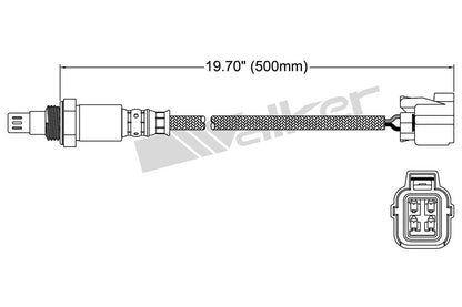 Walker Products Walker Products 250-54067 Oxygen Sensor 4-W Air Fuel Ratio 250-54067