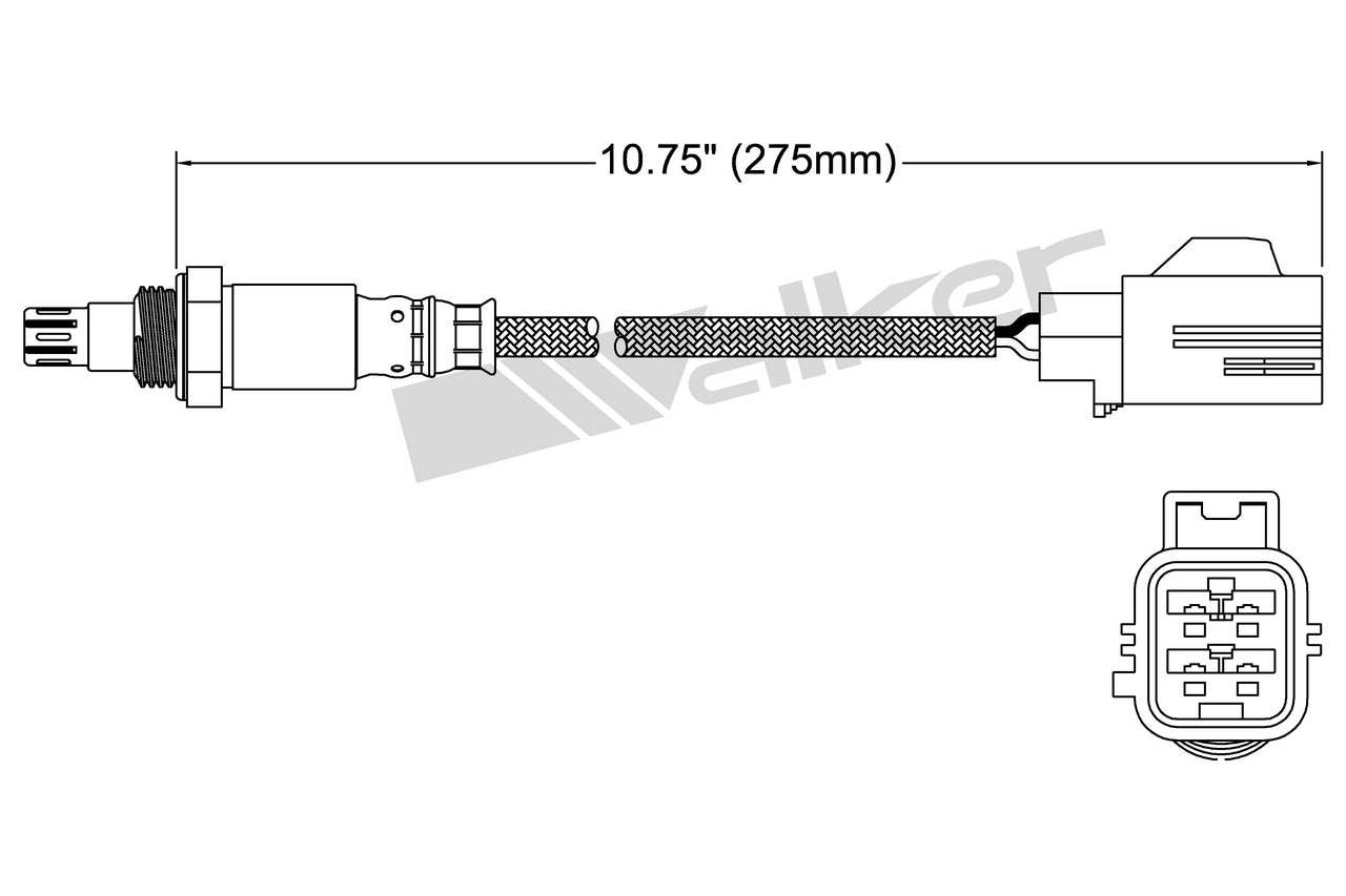 Walker Products Walker Products 250-54072 Oxygen Sensor 4-W Air Fuel Ratio 250-54072