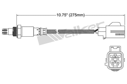 Walker Products Walker Products 250-54072 Oxygen Sensor 4-W Air Fuel Ratio 250-54072