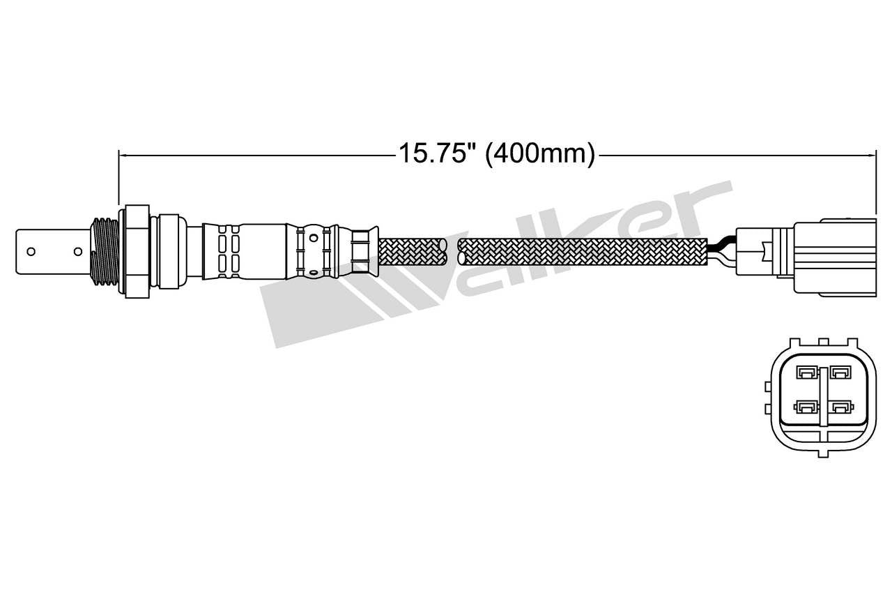 Walker Products Oxygen Sensor 250-54073