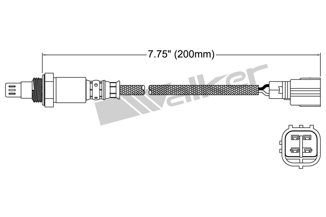 Walker Products Walker Products 250-54074 Oxygen Sensor 4-W Air Fuel Ratio 250-54074