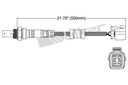 Walker Products Walker Products 250-54075 Oxygen Sensor 4-W Air Fuel Ratio 250-54075