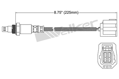 Walker Products Walker Products 250-54080 Oxygen Sensor 4-W Air Fuel Ratio 250-54080