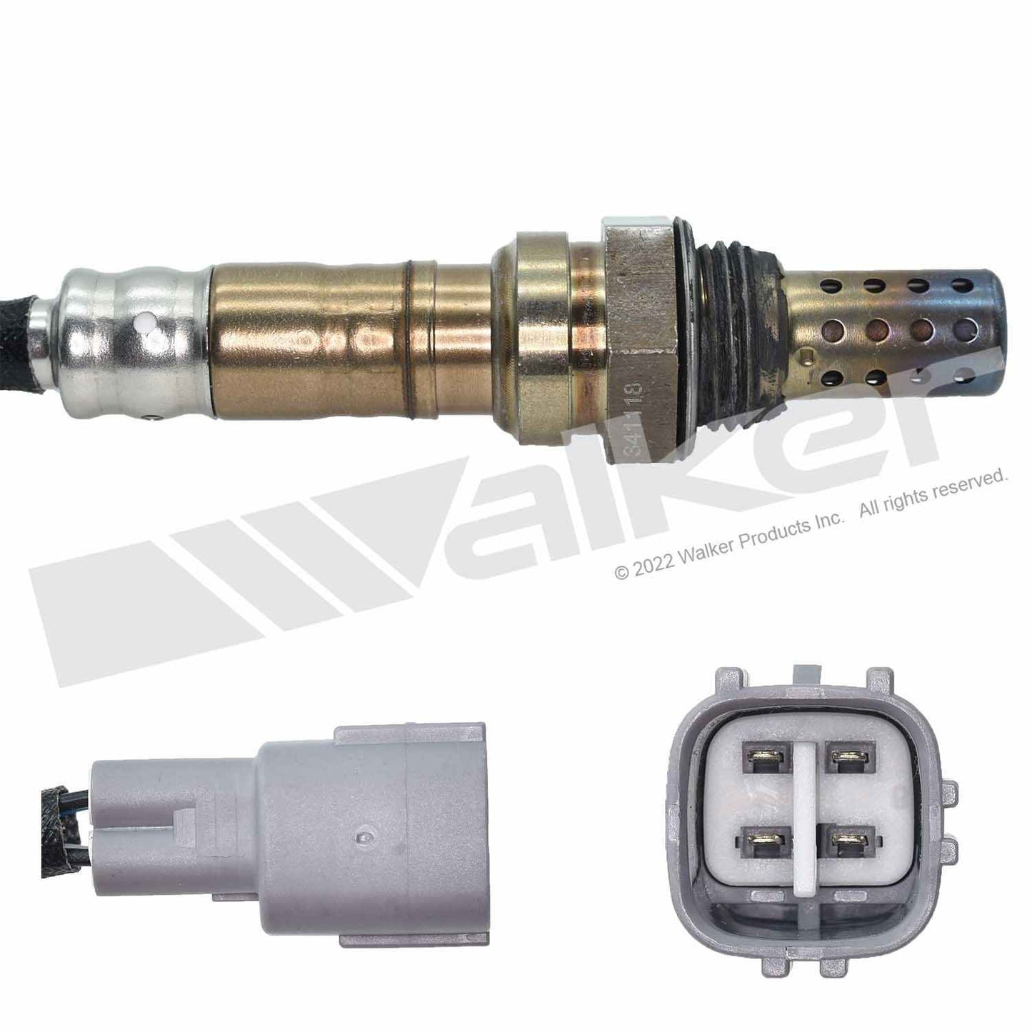 Walker Products Walker Products 350-341118 Oxygen Sensor 4-W Direct Fit 350-341118