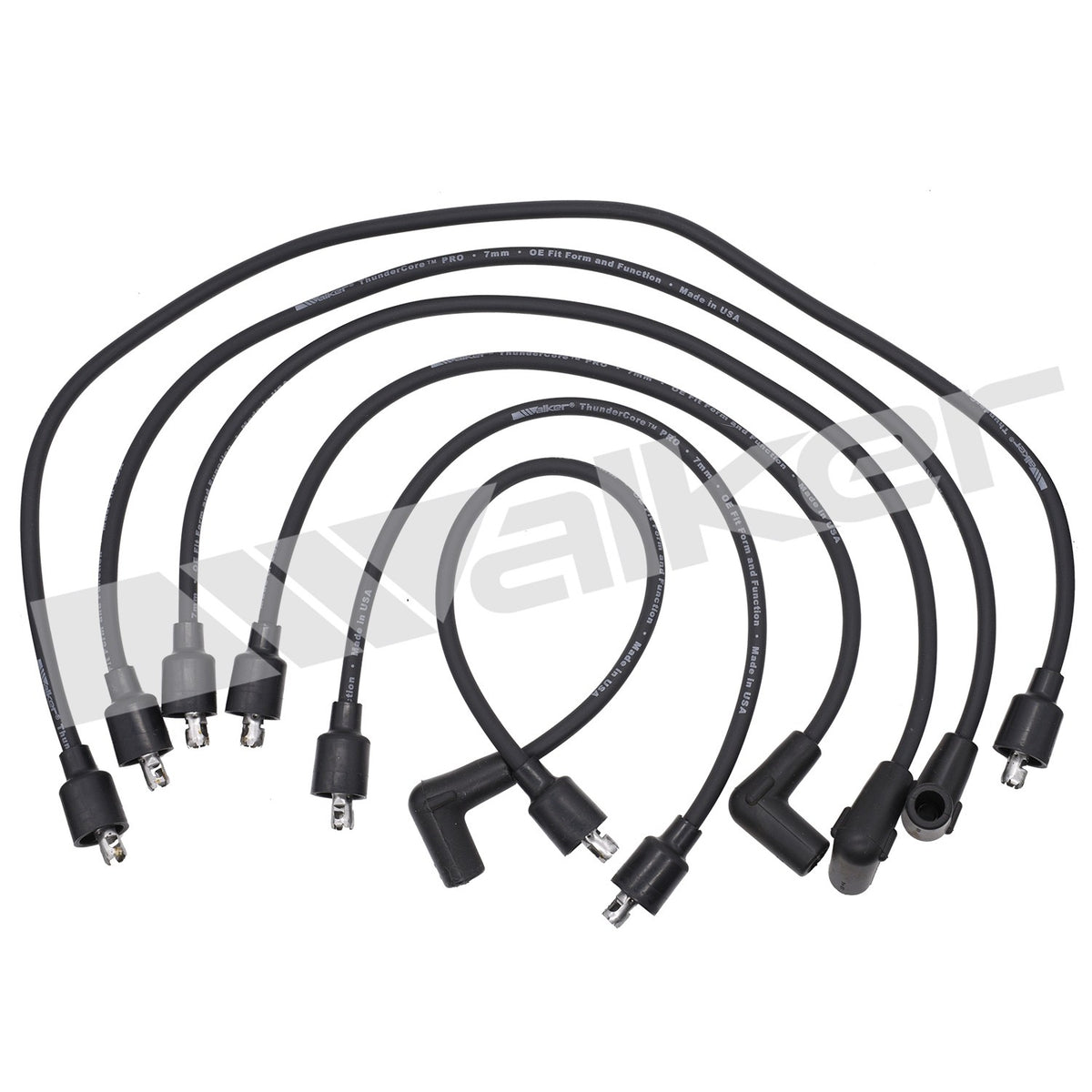 Walker Products ThunderCore PRO 924-1037 Spark Plug Wire Set 7MM 4-CYL 924-1037
