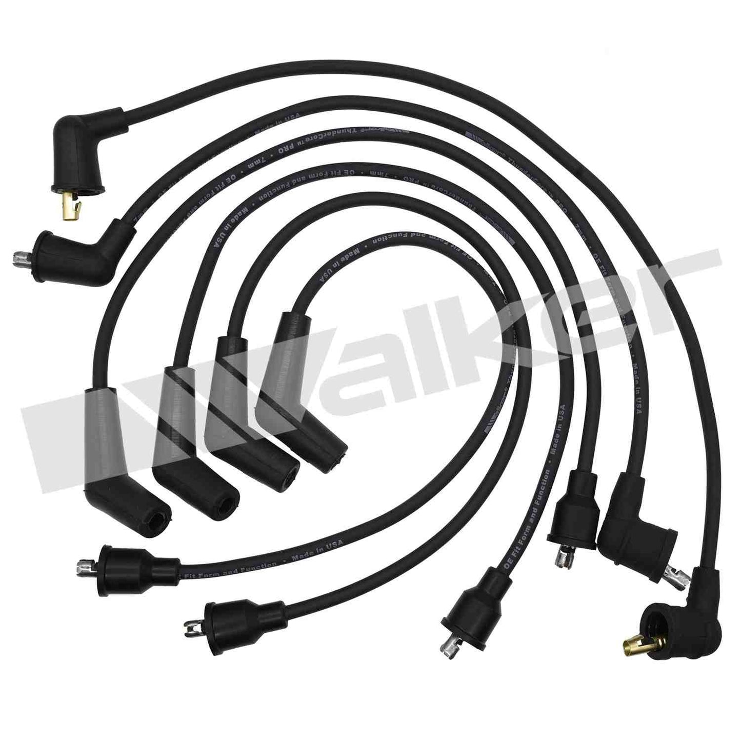 Walker Products ThunderCore PRO 924-1040 Spark Plug Wire Set 7MM 4-CYL 924-1040