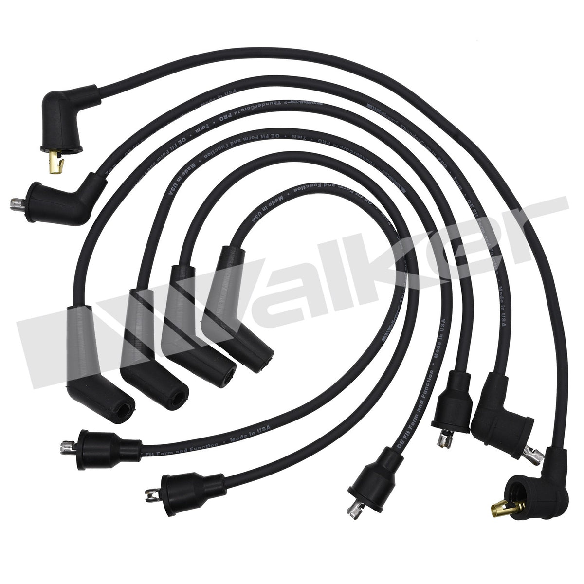 Walker Products ThunderCore PRO 924-1040 Spark Plug Wire Set 7MM 4-CYL 924-1040
