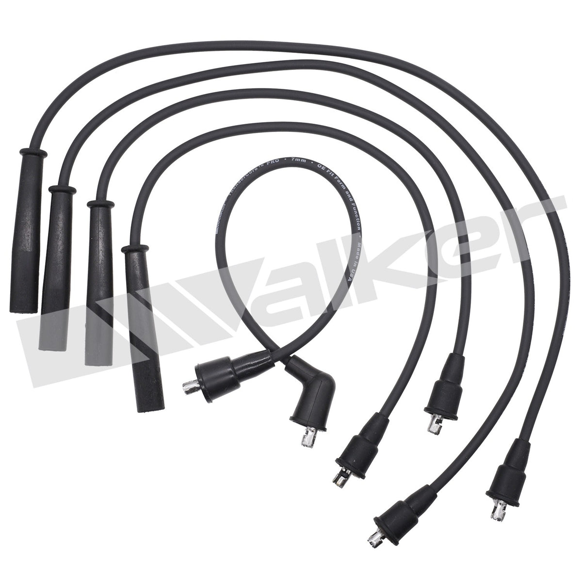 Walker Products ThunderCore PRO 924-1054 Spark Plug Wire Set 7MM 4-CYL 924-1054
