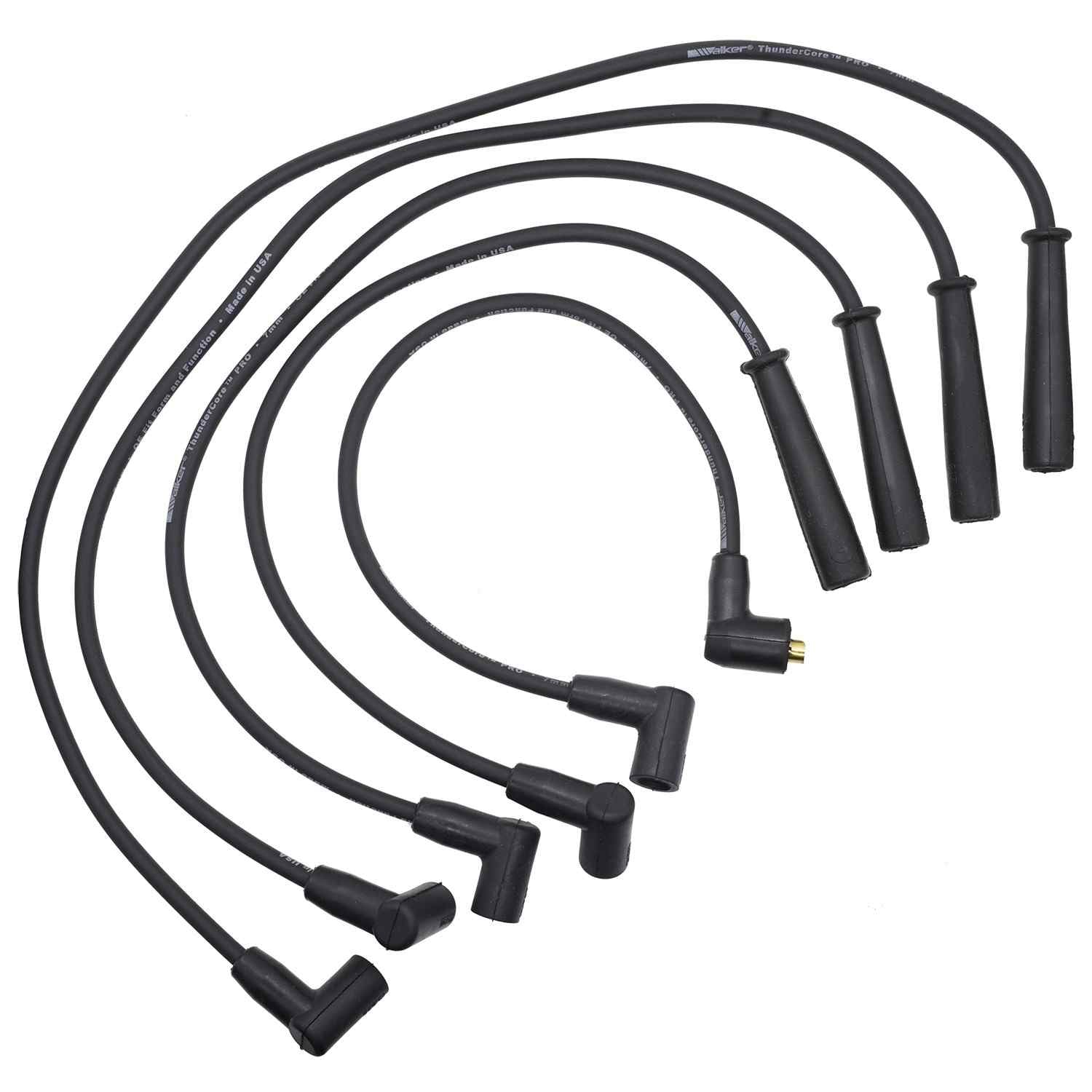 Walker Products ThunderCore PRO 924-1061 Spark Plug Wire Set 7MM 4-CYL 924-1061