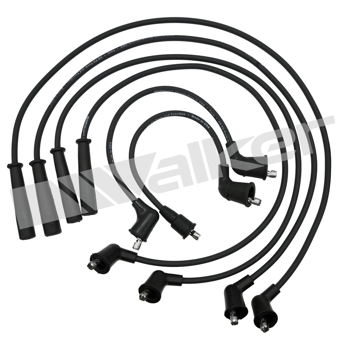 Walker Products ThunderCore PRO 924-1067 Spark Plug Wire Set 7MM 4-CYL 924-1067