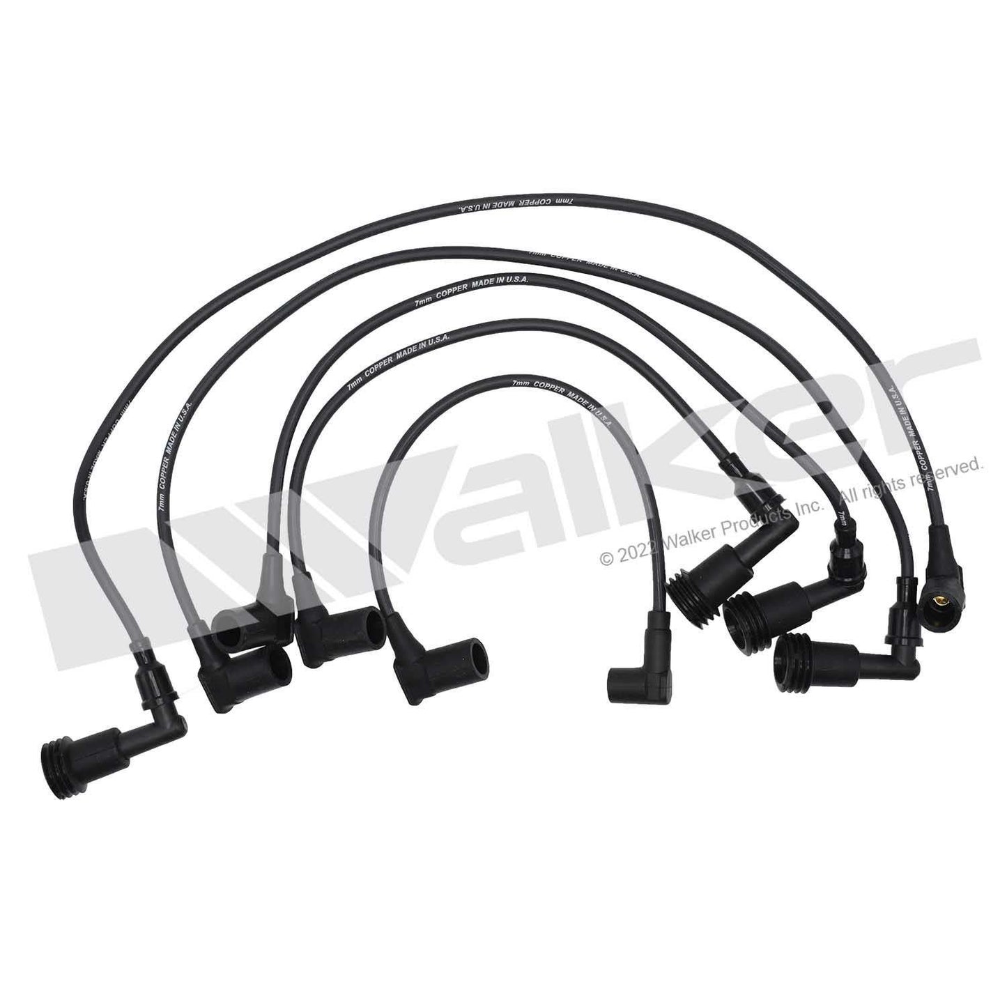 Walker Products ThunderCore PRO 924-1087 Spark Plug Wire Set 7MM 4-CYL 924-1087